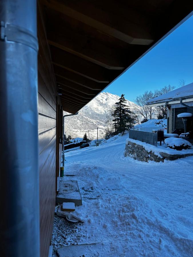 Chambres D'Hotes Les Louettes A Sapinhaut Canton Du Valais Saxon 外观 照片