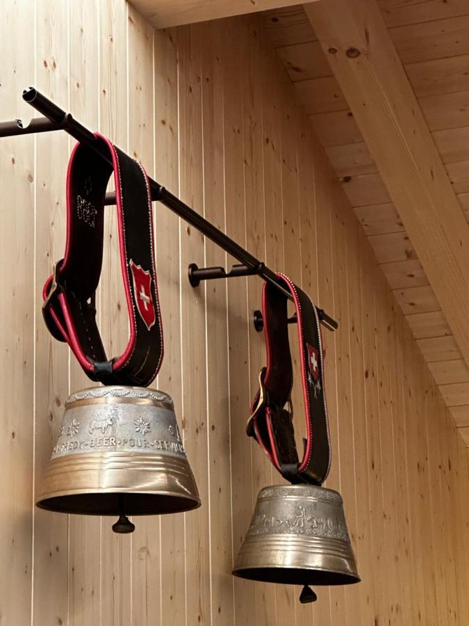 Chambres D'Hotes Les Louettes A Sapinhaut Canton Du Valais Saxon 外观 照片